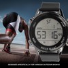 Digital Chronograph Watch WR50M Waterproof Luminous Large Screen Outdoor Sports