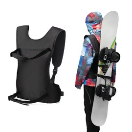 Ferocity Snowboard Bag Snowboard Backpack Vest for Adult Equipment Padded Holder with Adjustable Shoulder Straps and Velcro Fasteners for Winter Sports [053]