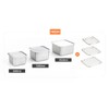 EVERSTEN CuBE High 3PCS Set Stainless Steel Food Storage Containers