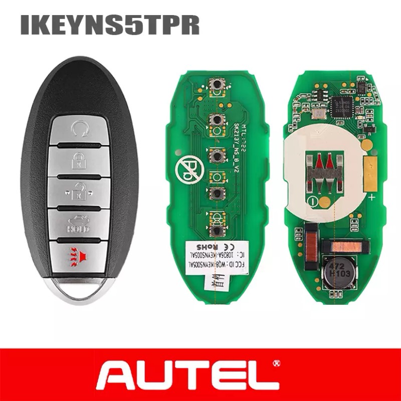 Autel iKey Universal Smart Key Premium Style 5 Button Tool