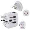 Hama World Travel Pro Light Adaptor Set USB 3-Pin 2x