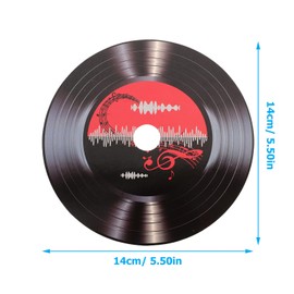 Homoyoyo 12pcs Vinyl Record Decoration Astetic Room Decor Dance Party Decorations Prom Sign 80s Decor Fake Record Decorations Vinyl Record Wall Art Home Wall Sign Records Wall Decor CD CD