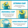 HOVCEH 2 PCS Elderly Spill Proof Cups, 280 ml Unspillable
