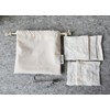 Non-fluorescent reinforced cotton pad (5 cotton pads + pouch) scouring○