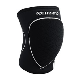 Rehband Knee Pads for Volleyball, Handball & Indoor Sports, Neoprene Knee Sleeve Protector, Comfortable & Snug Fit, Shock-absorbing Sports Knee Pads U
