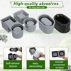 3 Pack Concrete Molds Silicone Planter Mold for Cement Pot