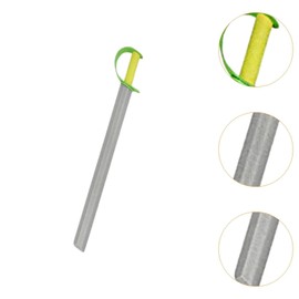rockible Fencing Foam Sword Toy Prop Training Sword Sword Pretend Play Toy for Activities, Green