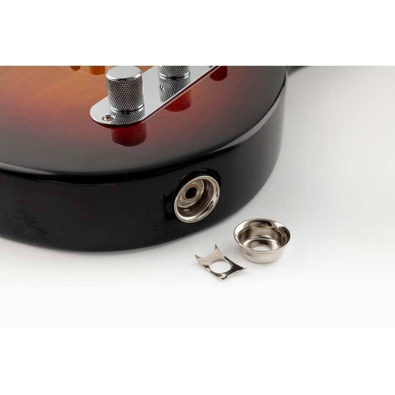 Musiclily Pro Traditional Cup T-Style Jack Plate for Fender Telecaster