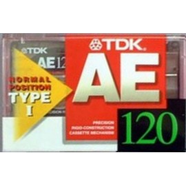 TDK CASSETTE TAPE Good Sound Design 120 Minutes AE – 120 °F