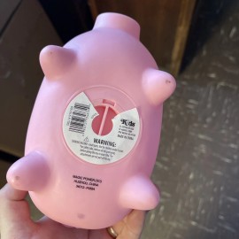 Kids Of America College Fund Pig Piggy Bank Graduation Gift Plastic Resin Pink