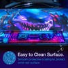 GUNMJO Acrylic Keyboard Wrist Rest, Shark, for TKL Computer Keyboard