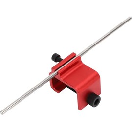 Herramienta de Alineación de Cadena de Motocicleta, Aleación de Aluminio, Herramienta de Alineación de Cadena Rápida y Fuerte, Fácil de Usar, Reparación Eficiente para (Rojo)