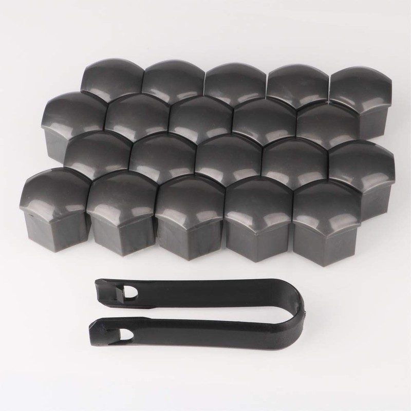 Kiligen 22pcs Auto Short Nuts Lightweight Wheel Nuts Wheel Dress