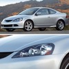 LSAILON Headlight Assembly Replacement Fit For Acura RSX 2002-2004 Black