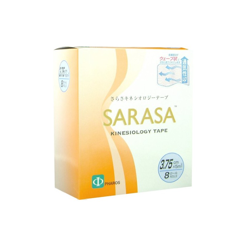 Pharos KL375 Kinesiology Tape Beige, 1.5 inches (3.75 cm) Width