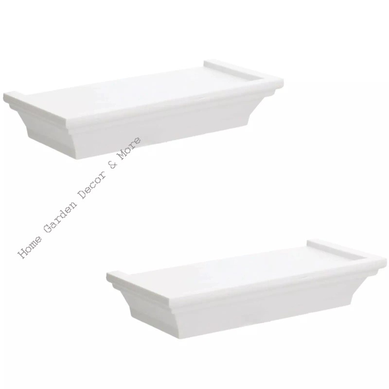 Greenbrier International Inc. SET OF 2 Small White Floating Plastic