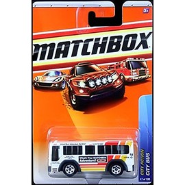 Matchbox 2010 City Action 67 of 100 City Bus (White)