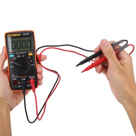 AN8009 Digital Multimeter Handheld Portable Auto Range True RMS AC/DC Voltage Electronic Meter Backlight LCD Display