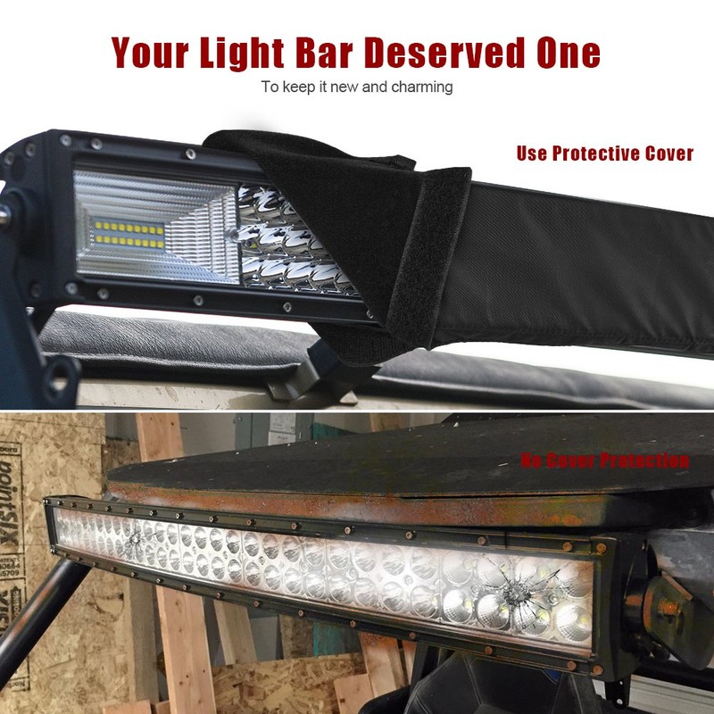 MICTUNING 52 inches Universal Straight and Curved LED Light Bar