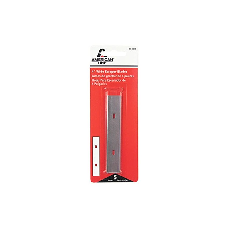 American Line Safety Razor Wide Scraper Replacement with 5 Blades