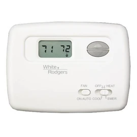 White Rodgers 1F79-111 Non-Programmable Heat Pump Thermostat