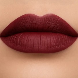 Labial líquido acabado mate de larga duración, No transfiere, Labial Café Subtono Rosa Wet N Wild Megalast Liquid Catsuit Acabado Mate Color Give Me Mocha