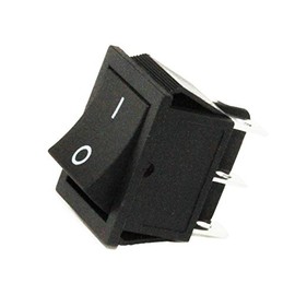 U.S. Solid 6 Pin Snap in Rectangle Rocker Latching ON/Off Car/Boat Double Pole Double Throw Switch Head 25mm x 31mm; 20A/125VAC; 16A/250VAC (4 Pack)