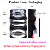 Moakxer Eyebrow Powder,Waterproof Eyebrow Stamp Powder Seal Perfect Nature Eye
