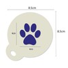 Paw Print Coffee Duster 350 Micron Mylar Stencil Approx 8.5cm