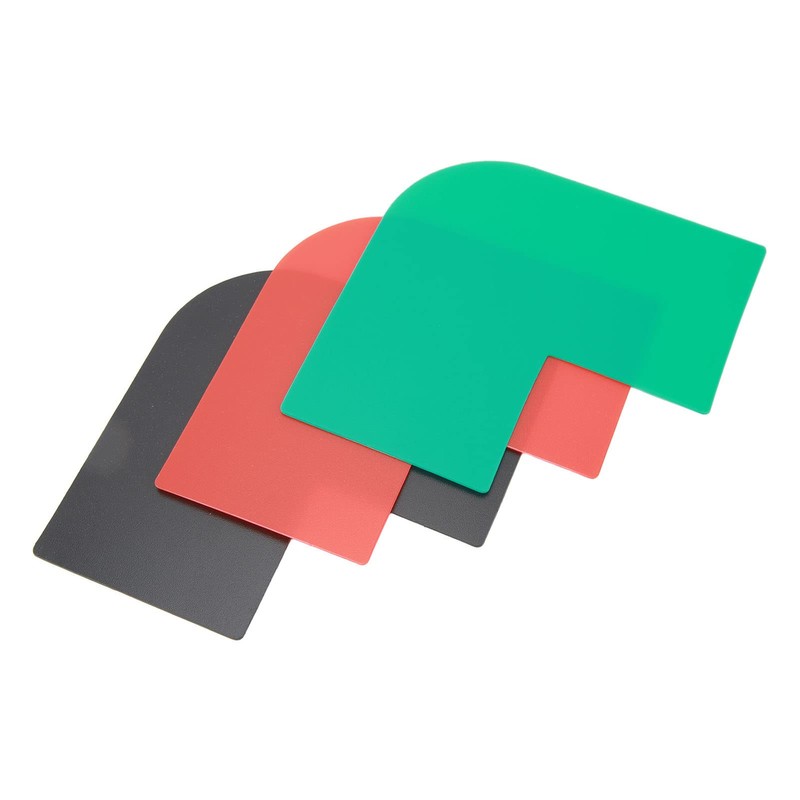 Beard Guide Stencil, Safe 3 Piece Moustache Chop Stencil Shaping