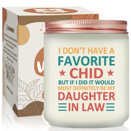 Volufia Mother in Law Gifts - Christmas Mothers Day Birthday Gifts for Mother in Law, Bonus Mom, Stepmom - Lavender Scented Candle