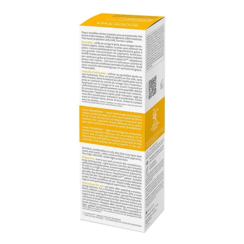 Protector Solar Bioderma Photoderm Cover Touch Claro FPS50+
