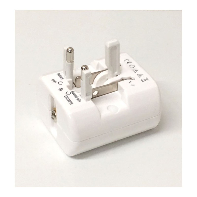 TI-164 A/C/O/SE/BF Type 2-gang Conversion Plug for International Travel