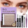 B&Q Pestañas Postizas Kit Completo Marrones Mochalash 01 Extensiones de