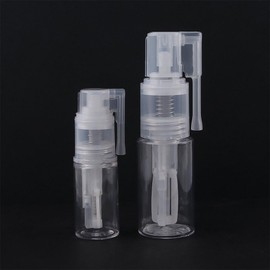 Kopida Powder Spray Bottle 2PCS Plastic Clear Refillable Powder Spray Bottles Portable Cosmetics Powder Spray Dispenser Hairdressing Makeup PotMakeup Tool