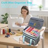 Sewing Accessories Organizer, Double Layer Sewing Supplies Organizer with Detachable