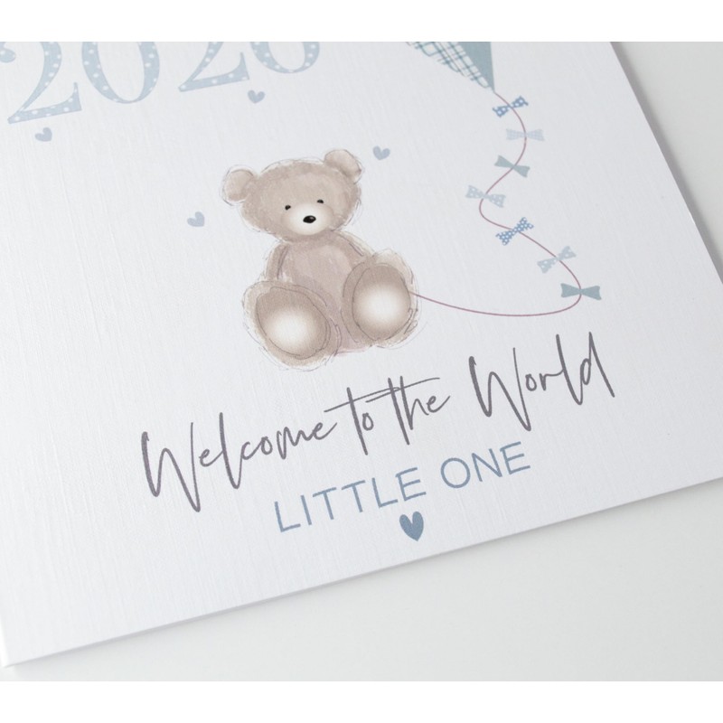 New Baby Boy Card 2026 - Handmade Welcome to the