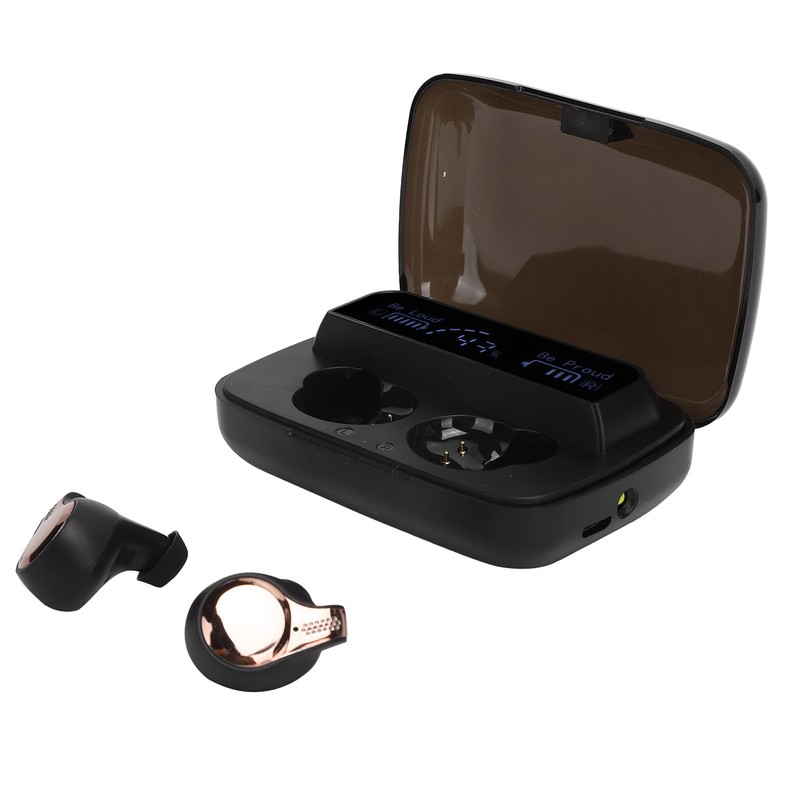 Wireless Bluetooth Headset Dual Ear Mini Touch Sports Earphones with