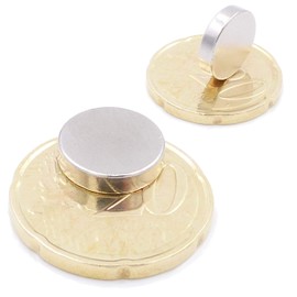 Brudazon 20 Mini Disc Magnets 12 x 3 mm N52 Strongest Level Neodymium Magnets Ultra Strong Power Magnet for Model Making, Photo, Whiteboard, Notice Board, Fridge, Crafts, Magnetic Disc Extra Strong