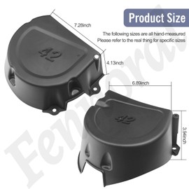 Fennoral GY21084C GY21773 LH/RH Shield w/Screws for John D-eere 107S, D100, D105, D110, D120, D125, D130 Series Tractors, Contain GY21084 GX22456 Screws Part