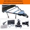 Tow Bar,Adjustable Towing Bar Bumper Mount 5000lb w/ 2X Chains,Universal