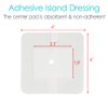 Split Drain Adhesive Bandages 4" x 4", PD Catheter Feeding
