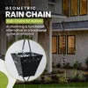 Elemental Eden Rain Chain Kit w/Adapter & Extension | Black