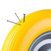Grafner Wheelbarrow Wheel Puncture-proof Solid Rubber, 4.80/4.00-8, Diameter 390 mm,