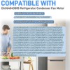 EAU64843805 Refrigerator Condenser Fan Motor Assembly Compatible with LG/Kenmore Refrigerator,