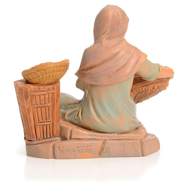 Holyart Shepherd's Girl with Tray 6.5 cm, Fontanini