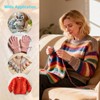 50 Pcs Double Pointed Knitting Needles Set 8 inches,10 Sizes