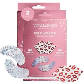 Vitamasques Parches Debajo De Los Ojos Y Hojas De Máscara De Labios, El Mejor Juego De Ojos Y Labios - Parches Para Ojos Hinchados - Mascarillas Debajo De Los Ojos Para Ojeras E Hinchazón