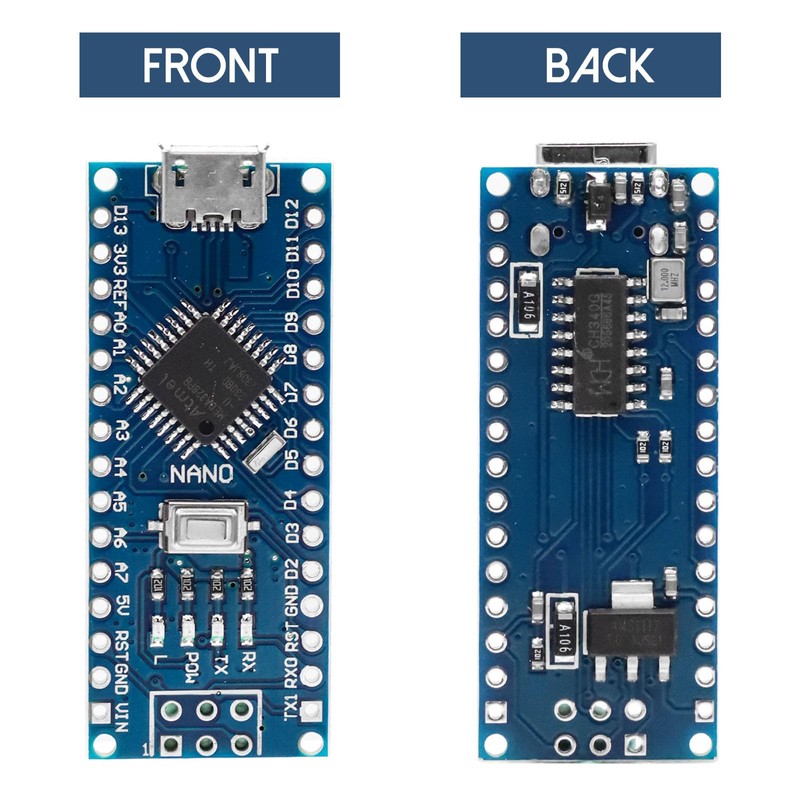 Ar-duino Nano MEGA328P Development Boards XTVTX Pack of 5 Nano