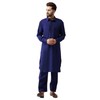 SOJANYA (Desde 1958), juego de Kurta Pathani de algodón negro